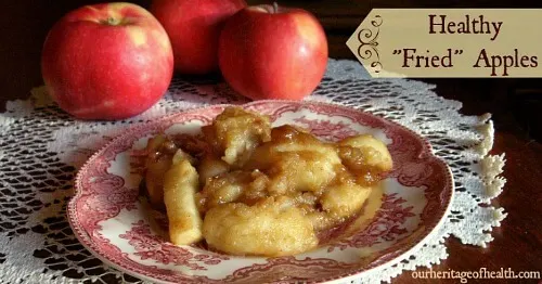Healthy Fried Apples