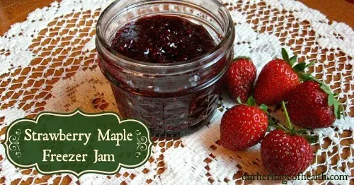 Strawberry Maple Freezer Jam