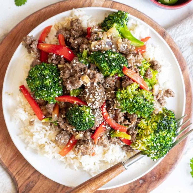 Image for Ground Beef and Broccoli - Ground Beef Dinner Recipes