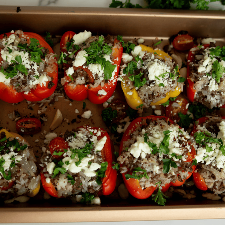 Image for Beautiful Stuffed Bell Peppers Perfect for Summer!